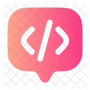 Chat Quadrat Code Symbol