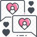Chat Romantico Chat De Amor Mensaje De Amor Icono