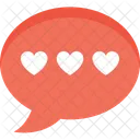 Romantique Chat Amour Icon