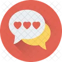 Romantique Chat Amour Icon