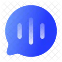 Chat round call  Icon