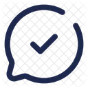 Chat Round Check User Icon Ui Icon