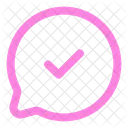 Chat Round Check User Icon Ui Icon