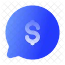Chat Round Money Chat Square Arrow Message Icon Icon