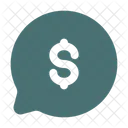 Chat Round Money  Symbol