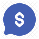 Chat Round Money  Icon