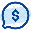 Chat Round Money Icon