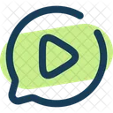 Chat-round-video  Icon