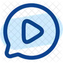 Chat Round Video Icon