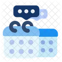 Chat Schedule Date Schedule Icon