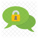 Secure Chat Encrypted Chat Communication 아이콘