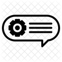 Chat settings  Icon