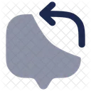Chat Square Arrow Web Icon Message Icon Icon