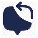 Chat Square Arrow Web Icon Message Icon Icon