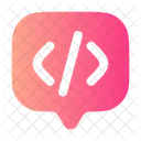 Chat Square Code Web Icon Message Icon Icon