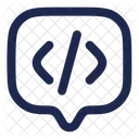 Chat Square Code Web Icon Message Icon Icon