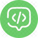 Chat-square-code  Icon