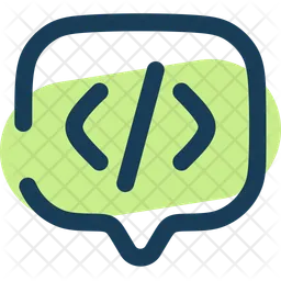 Chat-square-code  Icon