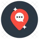 Chat-Standort  Symbol