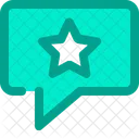 Chat Comment Star Icon