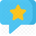 Chat Comment Star Icon