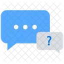 Chat Assistance Par Chat Clarification Icône