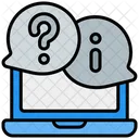 Chat Support Laptop Online Icon