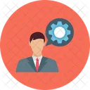 Chat Support Customer Support Cog Icon