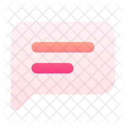 Chat Text  Icon