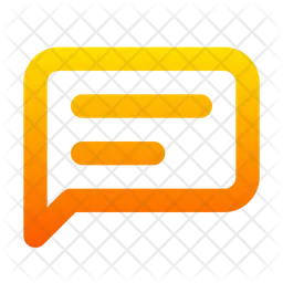Chat Text Icon - Download in Gradient Style