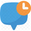 Chat Time Communication Time Message Time Icon