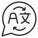 Tradução de bate-papo  Ícone