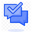 Chat Verify Message Verify Marketing Chat Icon