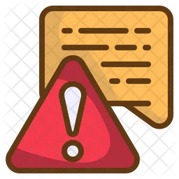 Warning Chat  Icon