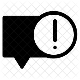 Chat warning Icon