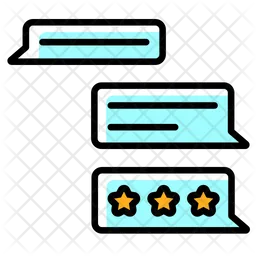 Chat with Service Evaluation  Icon
