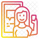 Chat Woman Female Communication Icon