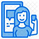 Chat Woman Female Communication Icon