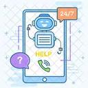 Chatbot Robo Advisor Virtual Assistant Icon