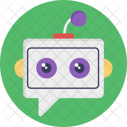  Chatbot Icon of Flat style - Available in SVG PNG EPS 