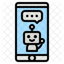 Chatbot Chat De Robo Entidade Conversacional Artificial Ícone