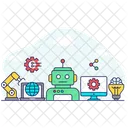 Chatbot Talk Robot Artificial Intelligence Icon