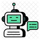 Talk Bot Robot Artificial Intelligence Icon