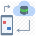 Chatbot Automatic Cloud Computing Icon