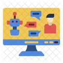 Chatbot Message Support Icon