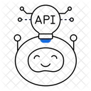 チャットボット API、AI チャットボット、バーチャル アシスタント アイコン