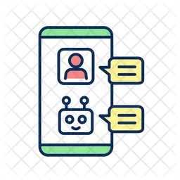 Chatbot assistance  Icon