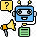 Chatbot Assistant Communications Icon