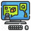 Chatbot Knowledge Digital Interaction Icon