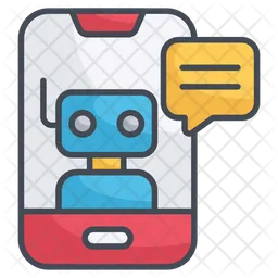 Soporte de chatbot  Icono